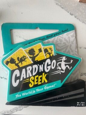 NEW IN PACKAGE: Card 'N' Go Seek family scavenger hunt Game